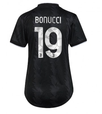 Juventus Leonardo Bonucci #19 Bortedrakt Kvinner 2022-23 Kortermet